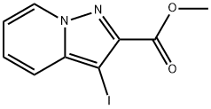Methyl 3-iodopyrazolo[1,5-a]pyridine-2-carboxylate Structural
