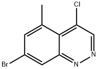 Cinnoline, 7-bromo-4-chloro-5-methyl- Structural