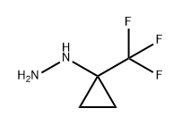 Hydrazine, [1-(trifluoromethyl)cyclopropyl]- Structural