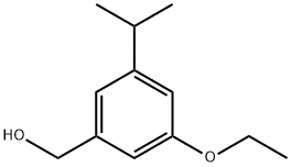 Benzenemethanol, 3-ethoxy-5-(1-methylethyl)- Structural