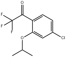 Ethanone, 1-[4-chloro-2-(1-methylethoxy)phenyl]-2,2,2-trifluoro- Structural
