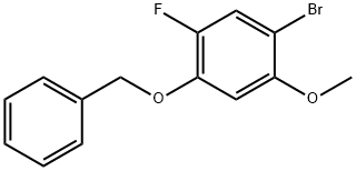 Benzene, 1-bromo-5-fluoro-2-methoxy-4-(phenylmethoxy)- Structural
