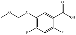 Benzoic acid, 2,4-difluoro-5-(methoxymethoxy)- Structural