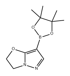 Pyrazolo[5,1-b]oxazole, 2,3-dihydro-7-(4,4,5,5-tetramethyl-1,3,2-dioxaborolan-2-yl)- Structural
