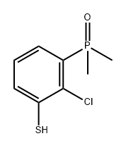 Benzenethiol, 2-chloro-3-(dimethylphosphinyl)- Structural