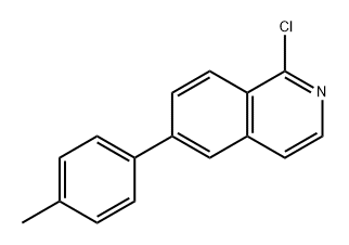 Isoquinoline, 1-chloro-6-(4-methylphenyl)- Structural