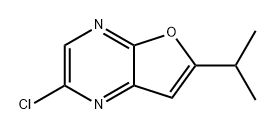 Furo[2,3-b]pyrazine, 2-chloro-6-(1-methylethyl)- Structural