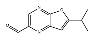 Furo[2,3-b]pyrazine-2-carboxaldehyde, 6-(1-methylethyl)- Structural