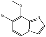 Imidazo[1,2-a]pyridine, 7-bromo-8-methoxy- Structural