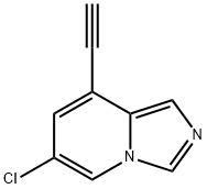 Imidazo[1,5-a]pyridine, 6-chloro-8-ethynyl- Structural