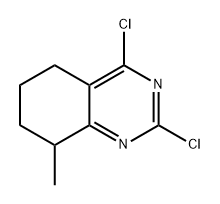 Quinazoline, 2,4-dichloro-5,6,7,8-tetrahydro-8-methyl- Structural