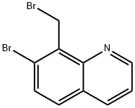 Quinoline, 7-bromo-8-(bromomethyl)- Structural