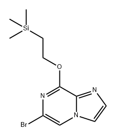 Imidazo[1,2-a]pyrazine, 6-bromo-8-[2-(trimethylsilyl)ethoxy]- Structural