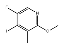 Pyridine, 5-fluoro-4-iodo-2-methoxy-3-methyl- Structural