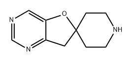 Spiro[furo[3,2-d]pyrimidine-6(7H),4'-piperidine] Structural