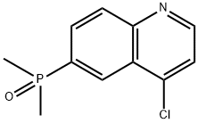 Quinoline, 4-chloro-6-(dimethylphosphinyl)- Structural