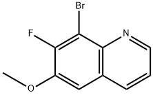 Quinoline, 8-bromo-7-fluoro-6-methoxy- Structural