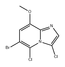 Imidazo[1,2-a]pyridine, 6-bromo-3,5-dichloro-8-methoxy- Structural