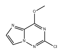 Imidazo[2,1-f][1,2,4]triazine, 2-chloro-4-methoxy- Structural