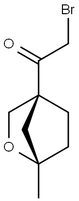 Ethanone, 2-bromo-1-[(1S,4S)-1-methyl-2-oxabicyclo[2.2.1]hept-4-yl]- Structural