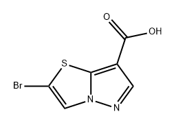 Pyrazolo[5,1-b]thiazole-7-carboxylic acid, 2-bromo- Structural
