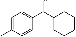 Benzene, 1-(chlorocyclohexylmethyl)-4-methyl- Structural