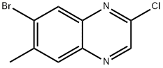 Quinoxaline, 7-bromo-2-chloro-6-methyl- Structural