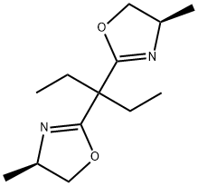 Oxazole, 2,2'-(1-ethylpropylidene)bis[4,5-dihydro-4-methyl-, (4R,4'R)- Structural