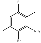 Benzenamine, 2-bromo-3,5-difluoro-6-methyl- Structural