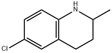 Quinoline, 6-chloro-1,2,3,4-tetrahydro-2-methyl- Structural