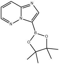 Imidazo[1,2-b]pyridazine, 3-(4,4,5,5-tetramethyl-1,3,2-dioxaborolan-2-yl)- Structural