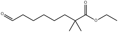 Octanoic acid, 2,2-dimethyl-8-oxo-, ethyl ester Structural