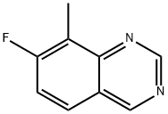 Quinazoline, 7-fluoro-8-methyl- Structural