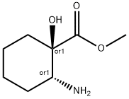 rac-methyl (1R,2R)-2-amino-1-hydroxycyclohexane-1-carboxylate Structural