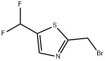 Thiazole, 2-(bromomethyl)-5-(difluoromethyl)- Structural
