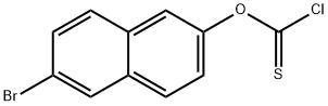 O-(6-Bromo-2-naphthalenyl) carbonochloridothioate Structural