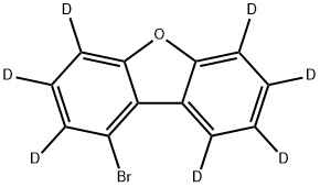 Dibenzofuran-1,2,3,4,6,7,8-d7, 9-bromo- Structural