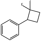 Benzene, (2,2-difluorocyclobutyl)- Structural