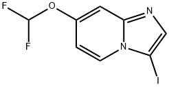 Imidazo[1,2-a]pyridine, 7-(difluoromethoxy)-3-iodo- Structural