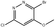 Pyridazine, 3-bromo-6-chloro-4-methoxy- Structural