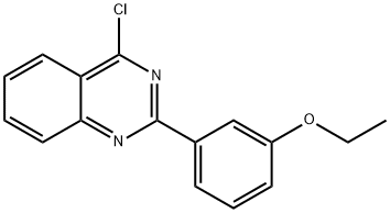 Quinazoline, 4-chloro-2-(3-ethoxyphenyl)- Structural