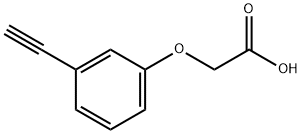 Acetic acid, 2-(3-ethynylphenoxy)- Structural