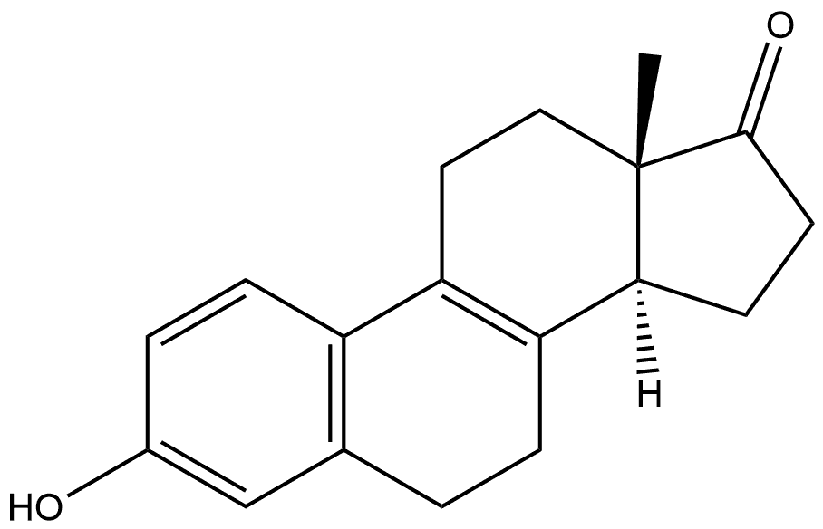 rac-Delta-8,9-Dehydro Estrone Structural