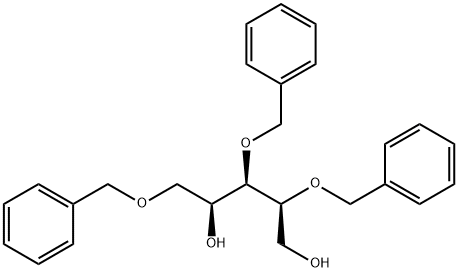 L-Arabinitol, 1,3,4-tris-O-(phenylmethyl)- Structural