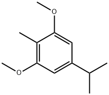 Benzene, 1,3-dimethoxy-2-methyl-5-(1-methylethyl)- Structural