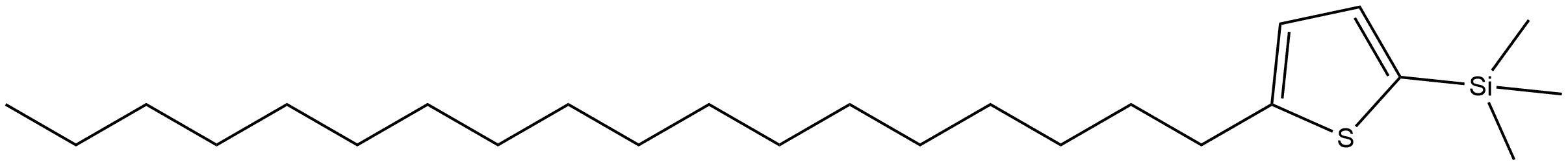 Trimethyl(5-octadecylthiophen-2-yl)silane Structural