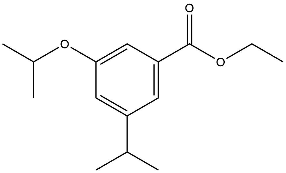 Ethyl 3-isopropoxy-5-isopropylbenzoate Structural