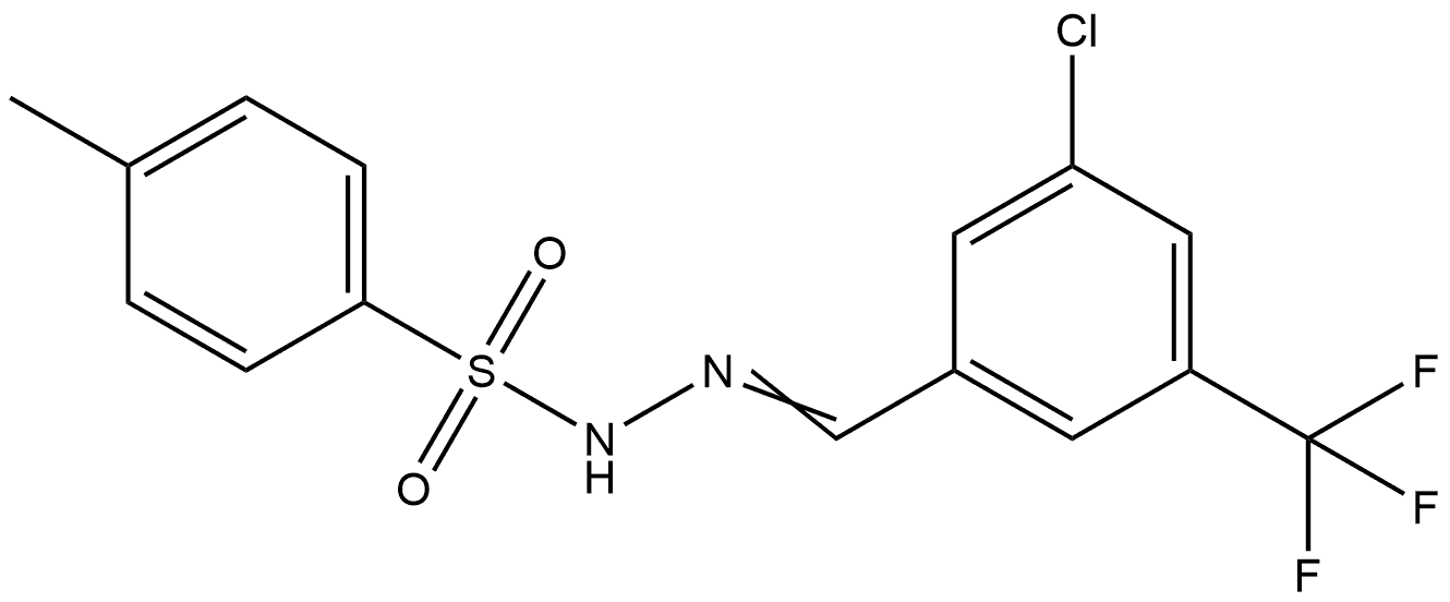 N'-(3-chloro-5-(trifluoromethyl)benzylidene)-4-methylbenzenesulfonohydrazide Structural