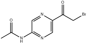 N-(5-(2-Bromoacetyl)pyrazin-2-yl)acetamide Structural