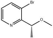 Pyridine, 3-bromo-2-[(1R)-1-methoxyethyl]- Structural